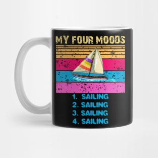 Funny Sailing Boat Mug